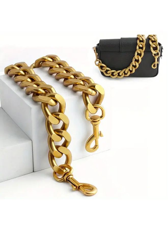 Gun Black Metal Chain Strap For Wallet Bag DIY Replacement Accessory 39 37 Inch - Image 1